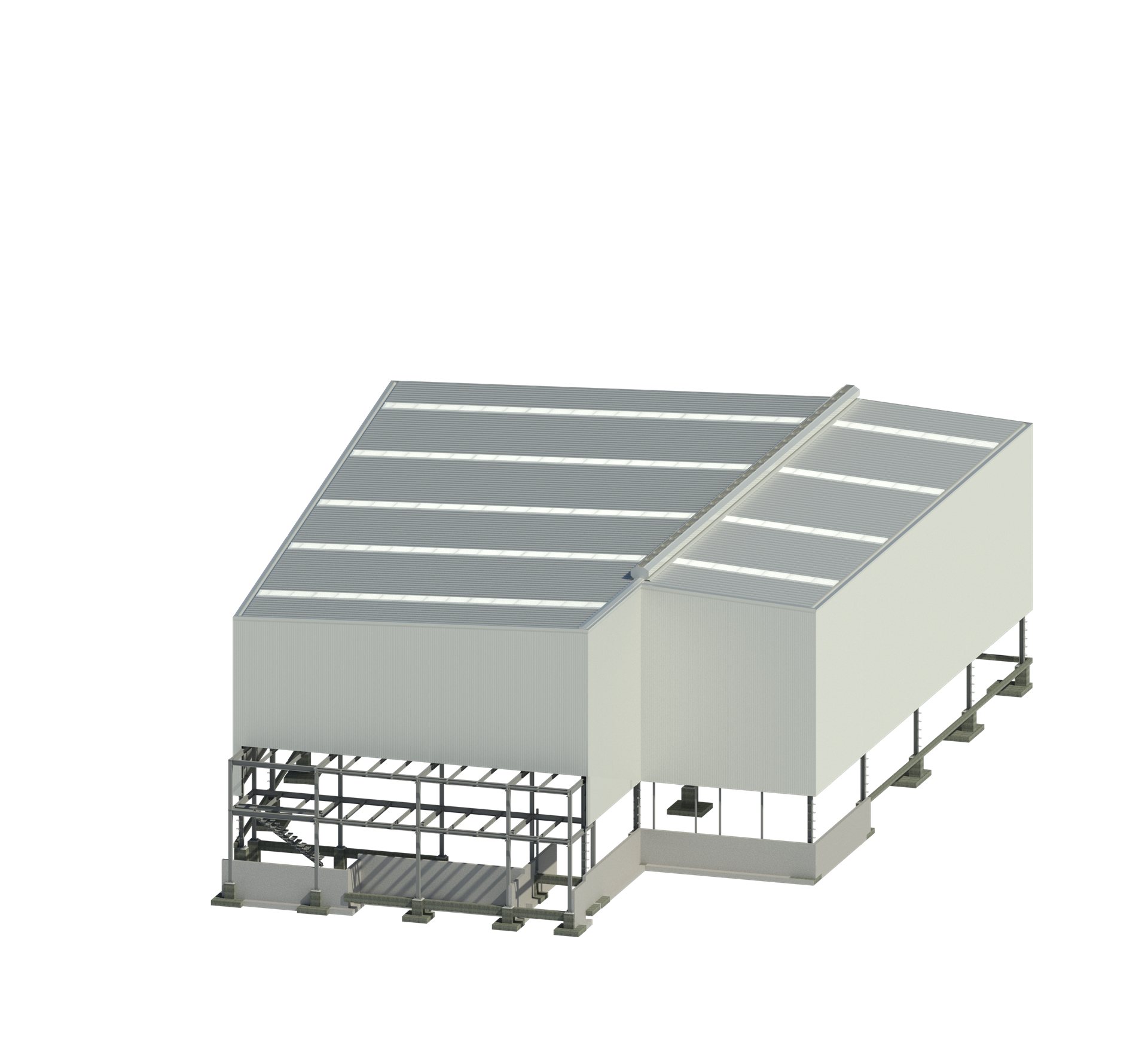 Render exterior de la nave Axis L3E
