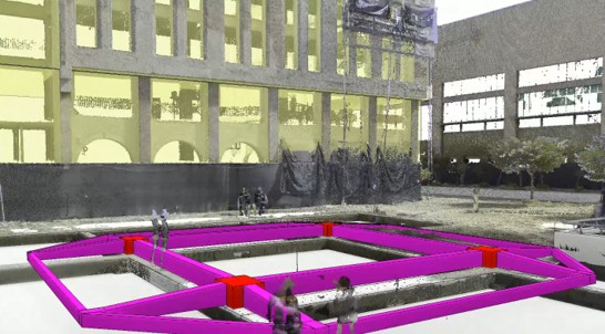 Vista del modelo del proyecto Plaza Tapatía