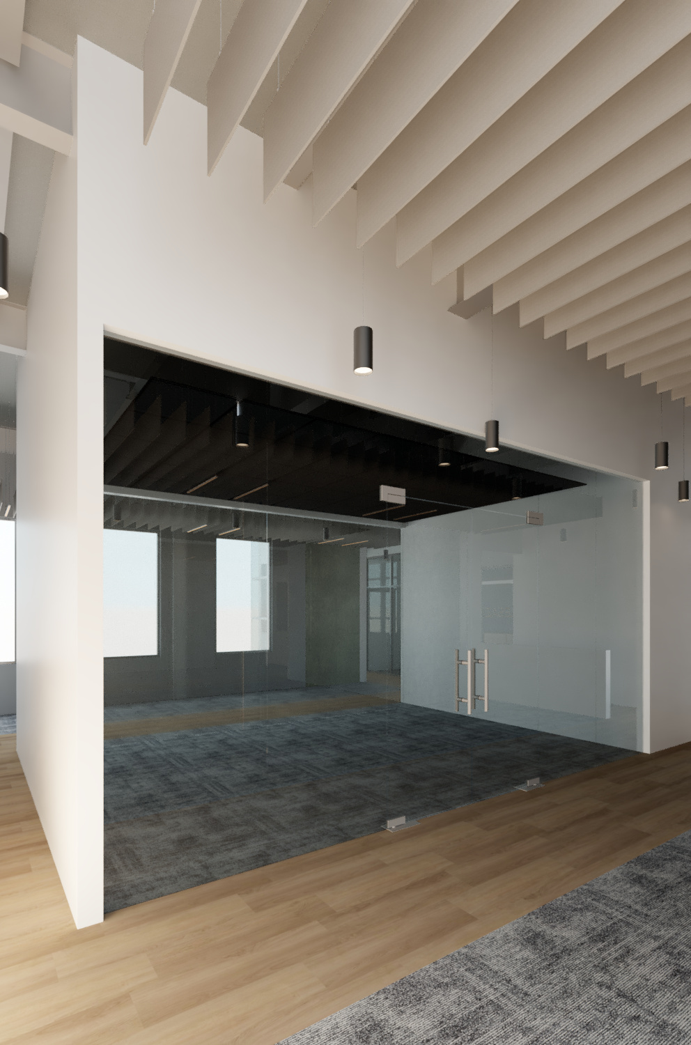 Render de la sala de juntas de Polesa Zinc